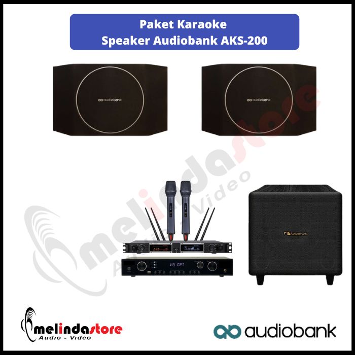 Paket Karaoke Speaker Audiobank | No Touchscreen & Player